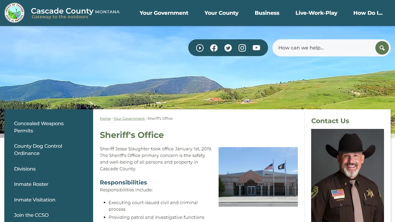 Sheriff's Office | Cascade County, MT